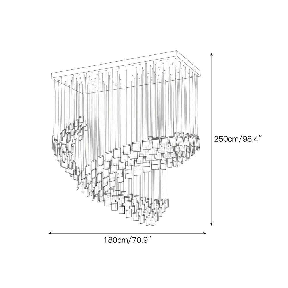 Helix Wave Chandelier