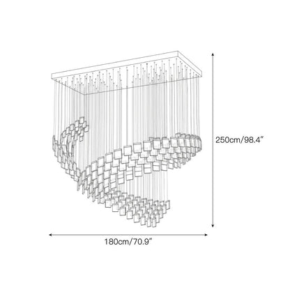 Helix Wave Chandelier