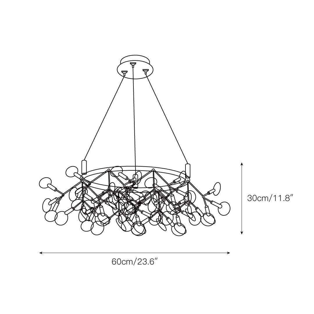 Heracleum Round Chandelier