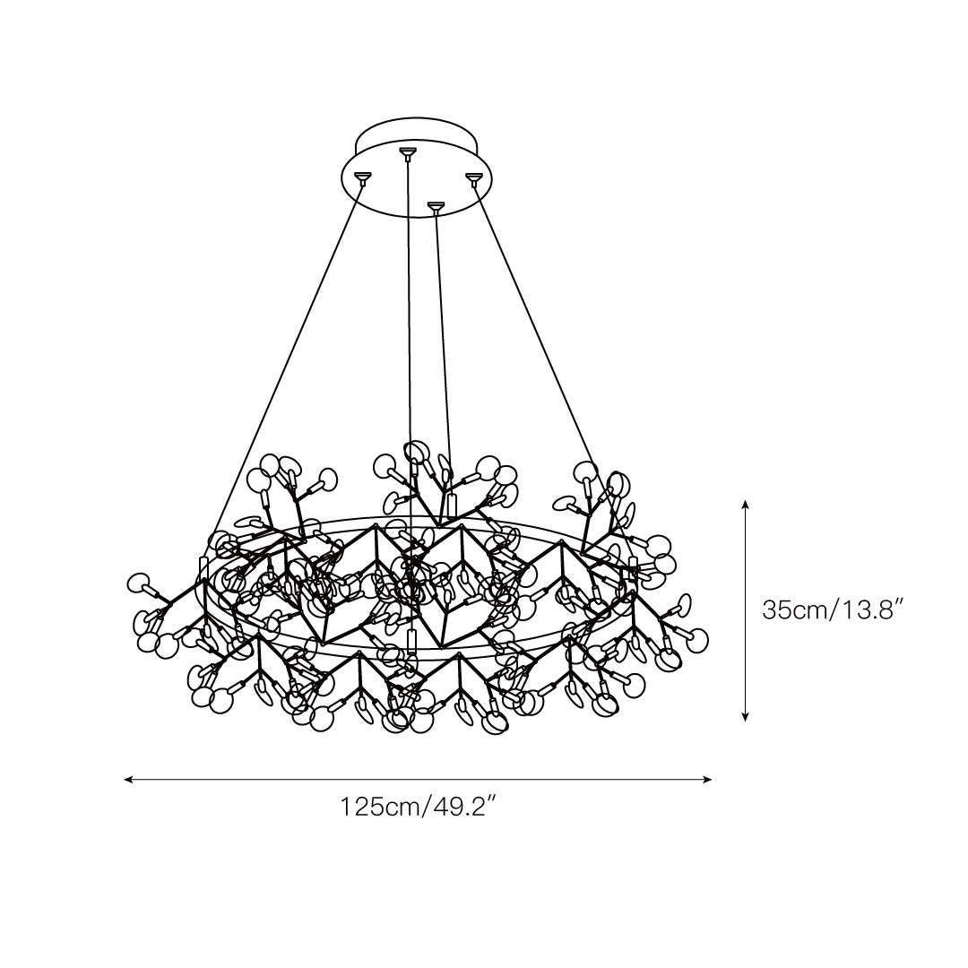 Heracleum Round Chandelier