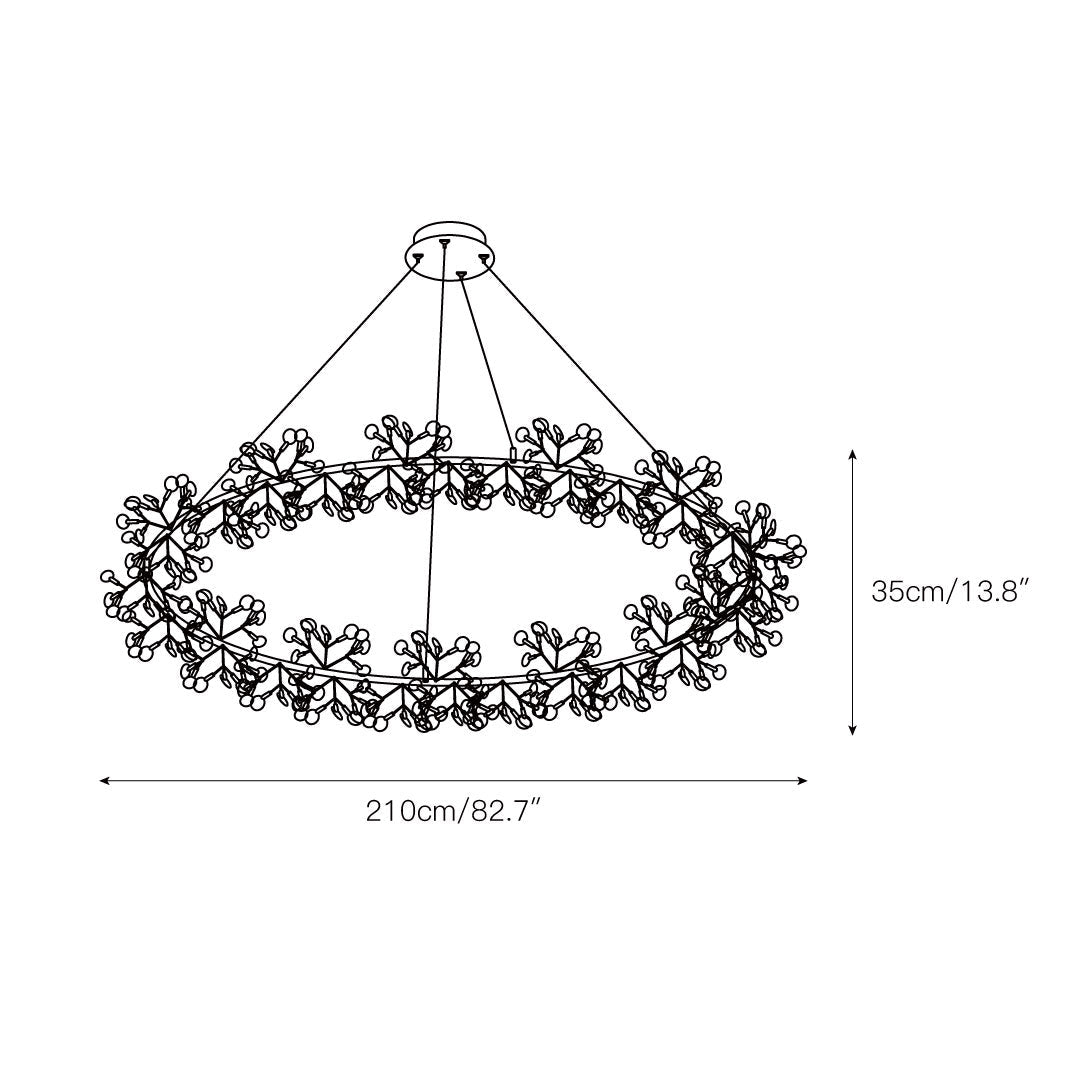 Heracleum Round Chandelier