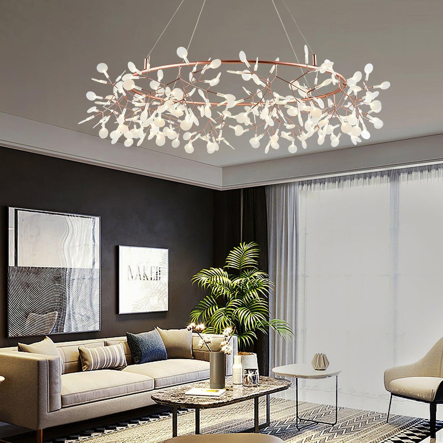 Heracleum Round Chandelier