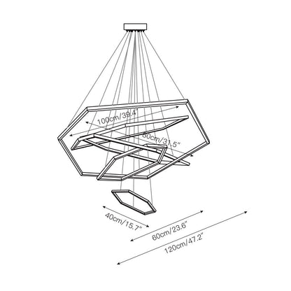 Hexagon Chandelier