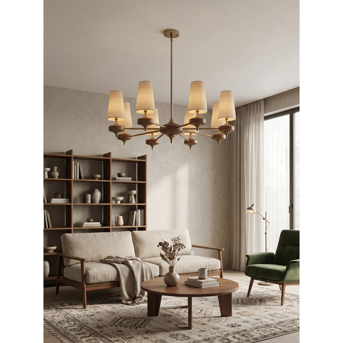 Hour Rho Chandelier