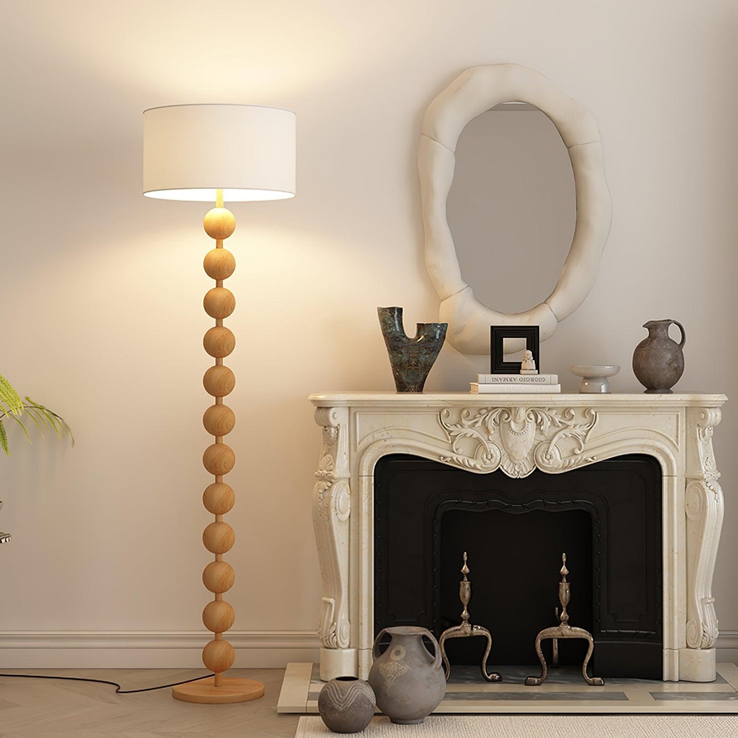 Barbell Floor Lamp 15.7 Inch