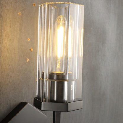 Lameth Hexagonal Wall Sconce 14"19"
