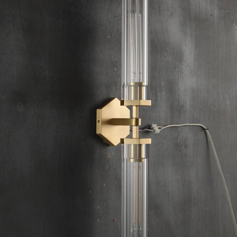 Lameth Knurled Linear Wall Sconce