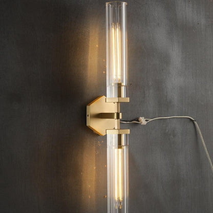 Lameth Knurled Linear Wall Sconce