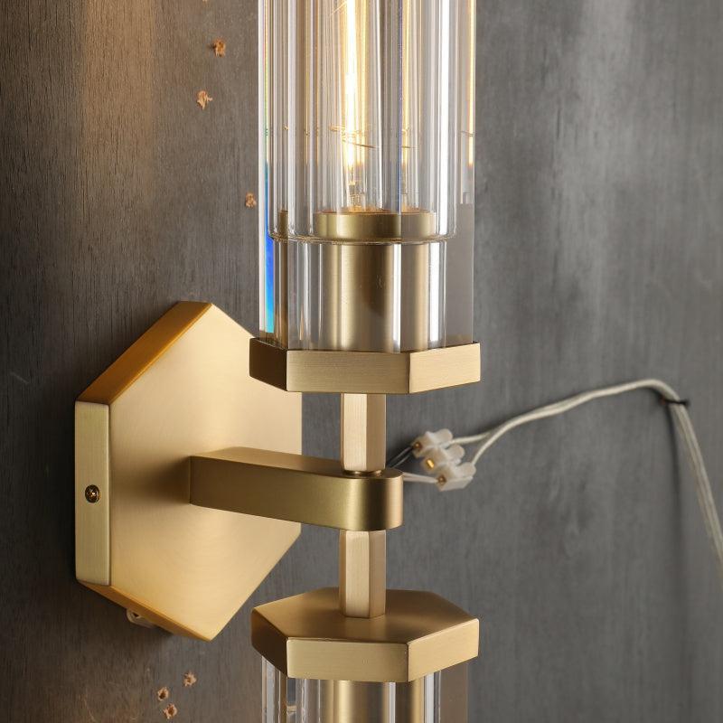 Lameth Knurled Linear Wall Sconce
