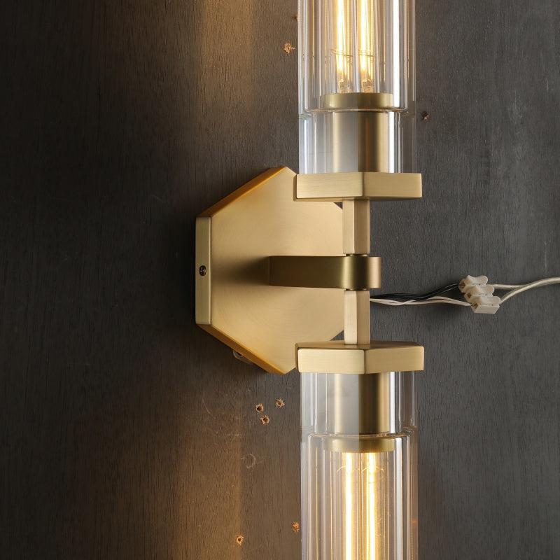 Lameth Knurled Linear Wall Sconce