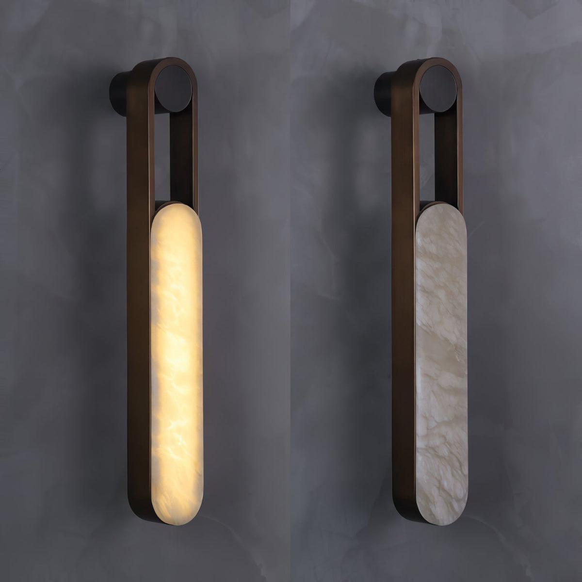 Inez LED Alabaster Wall Sconce