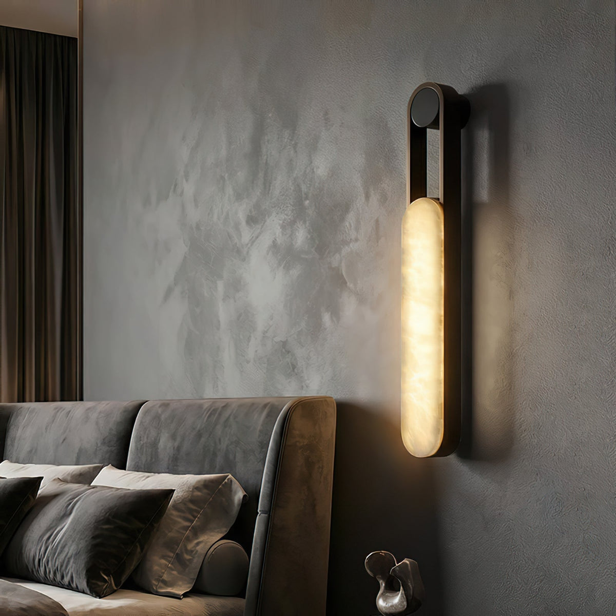 Inez LED Alabaster Wall Sconce