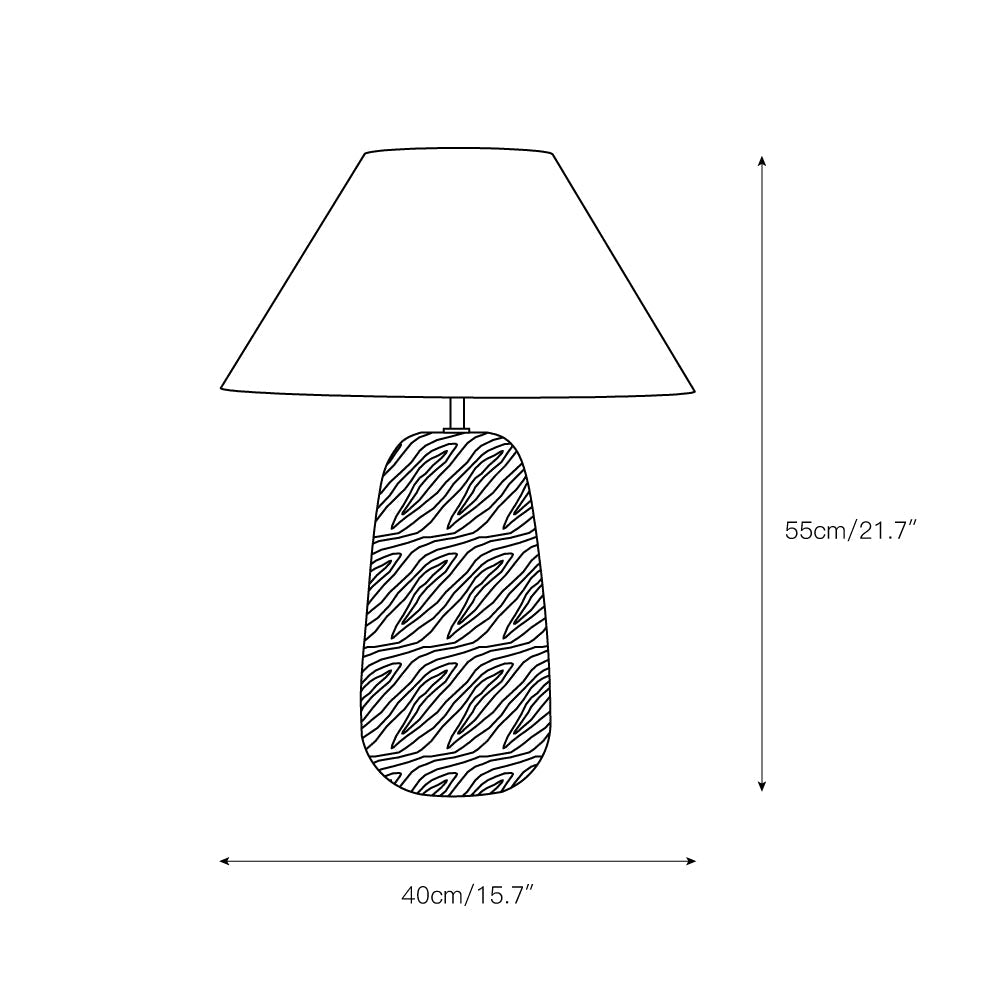 Irving Wood Table Lamp