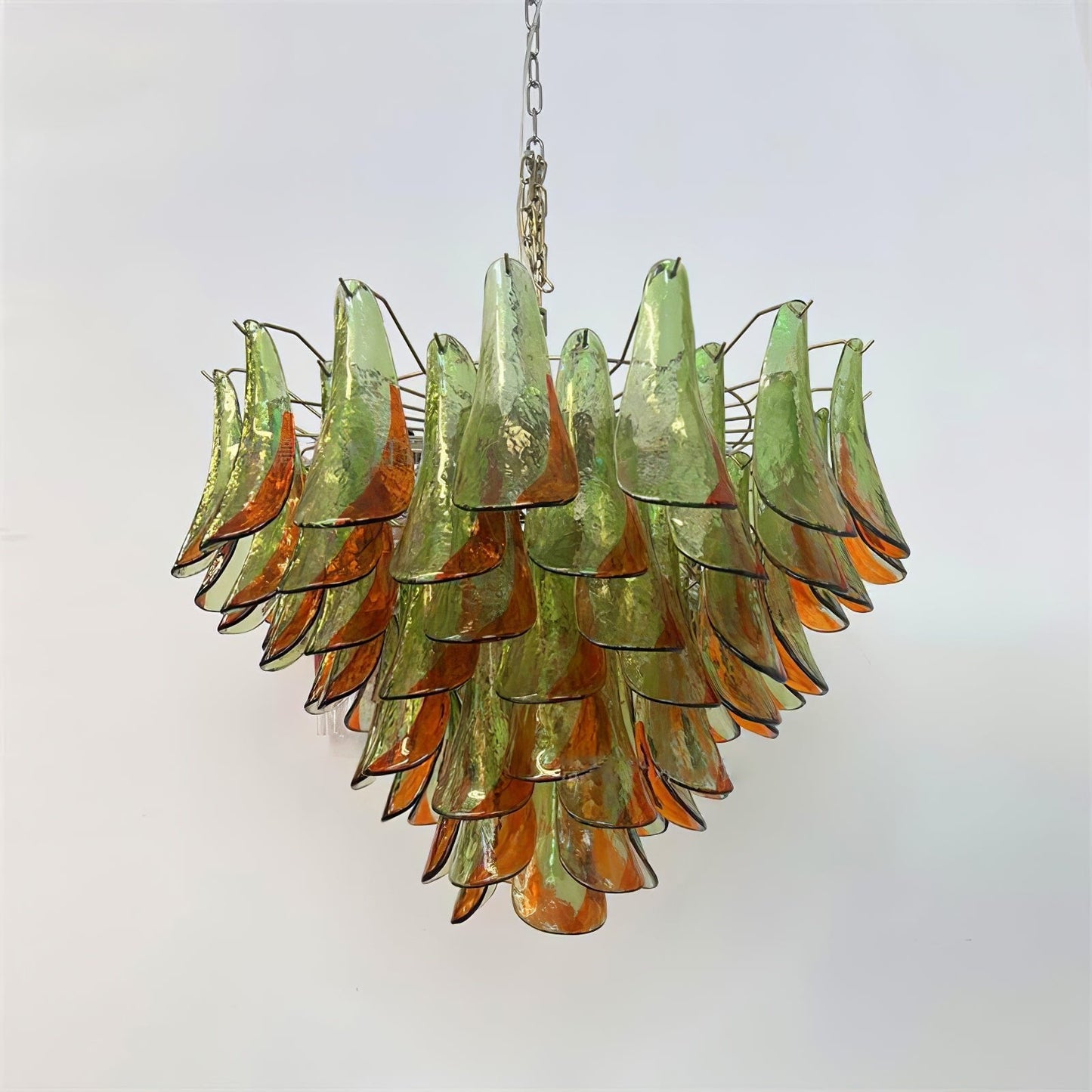 Emerald Flame Murano Glass Chandelier