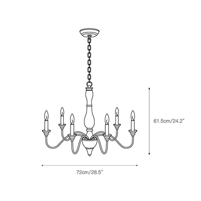 Izuell Candle Chandelier