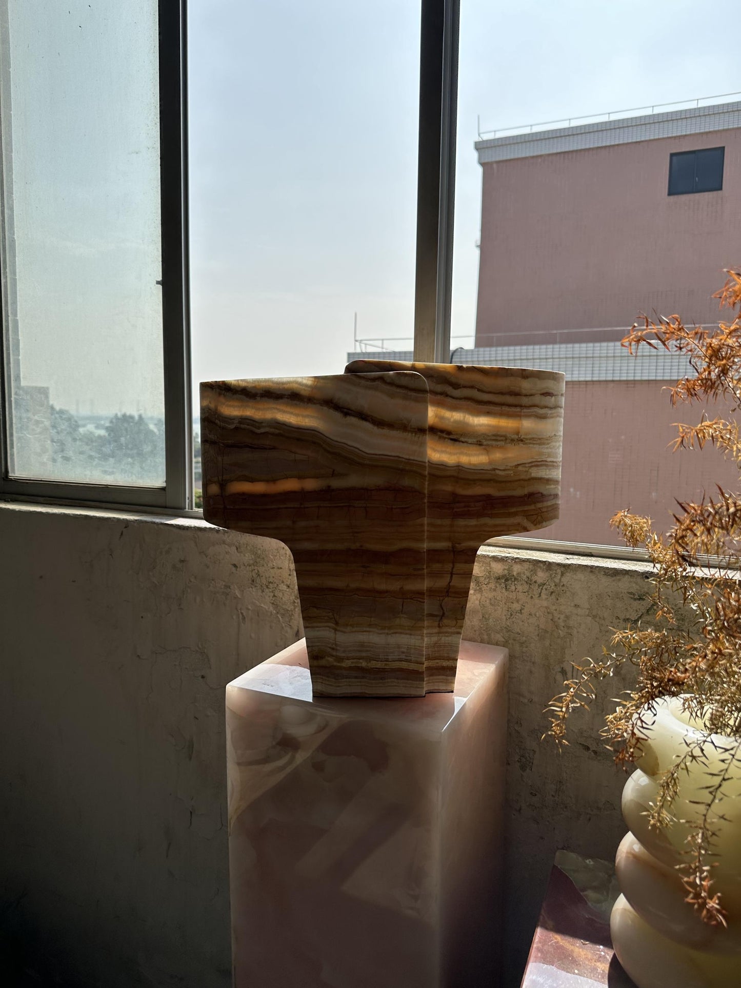 Jade Texture Table Lamp