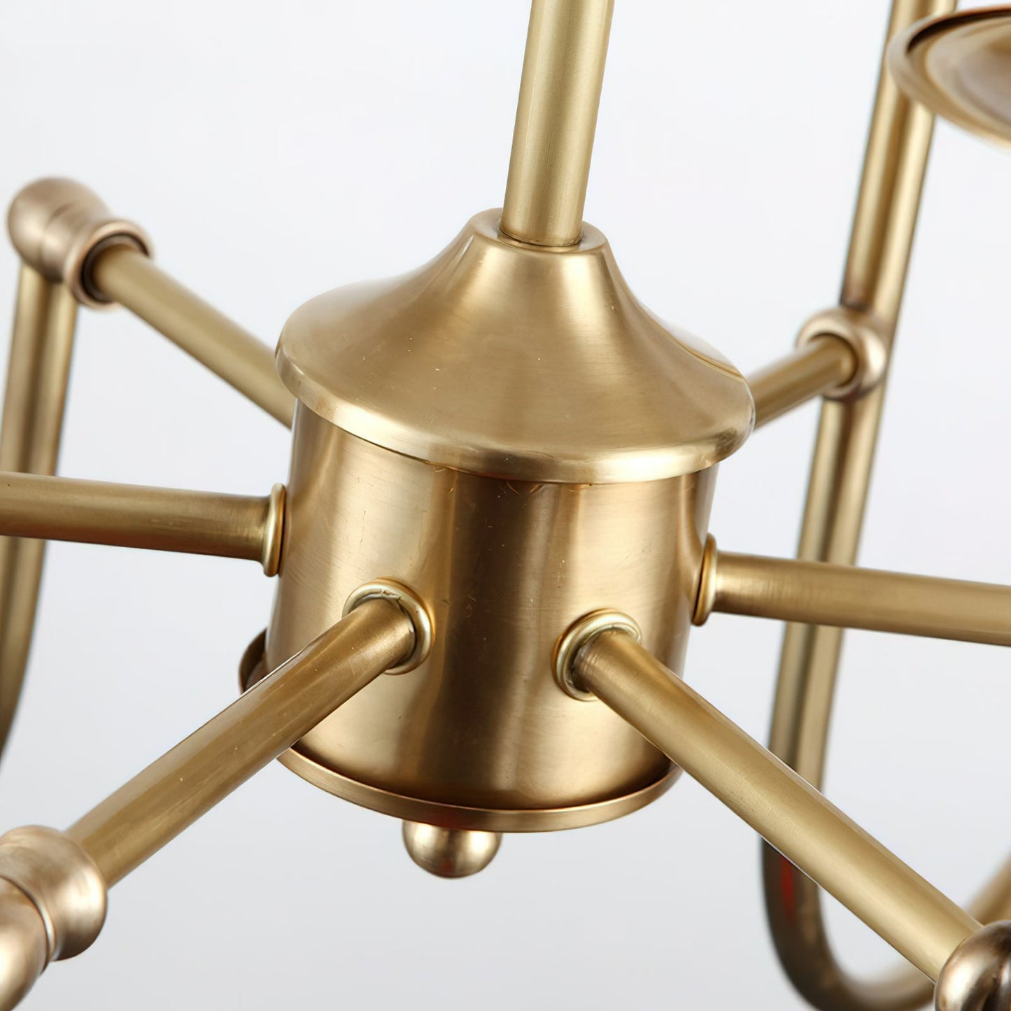Jeremiah Vintage Brass Chandelier