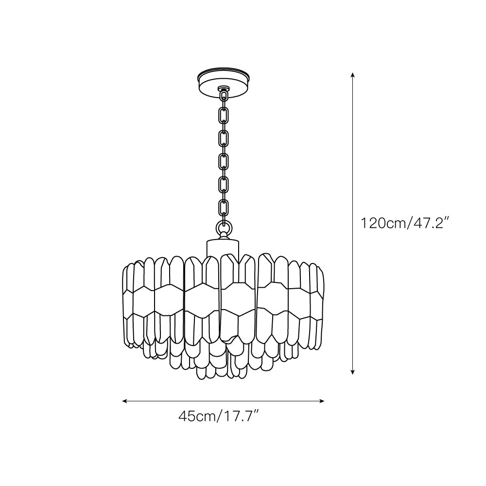 Kalmar Palazzo Glass Chandelier
