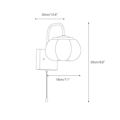 Kapok Flower Wall Lamp