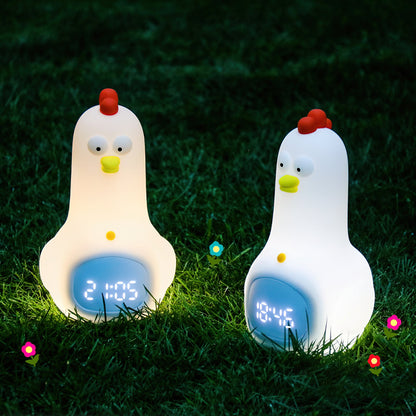KunFu Chicken Alarm Clock Night Light (built-in battery)