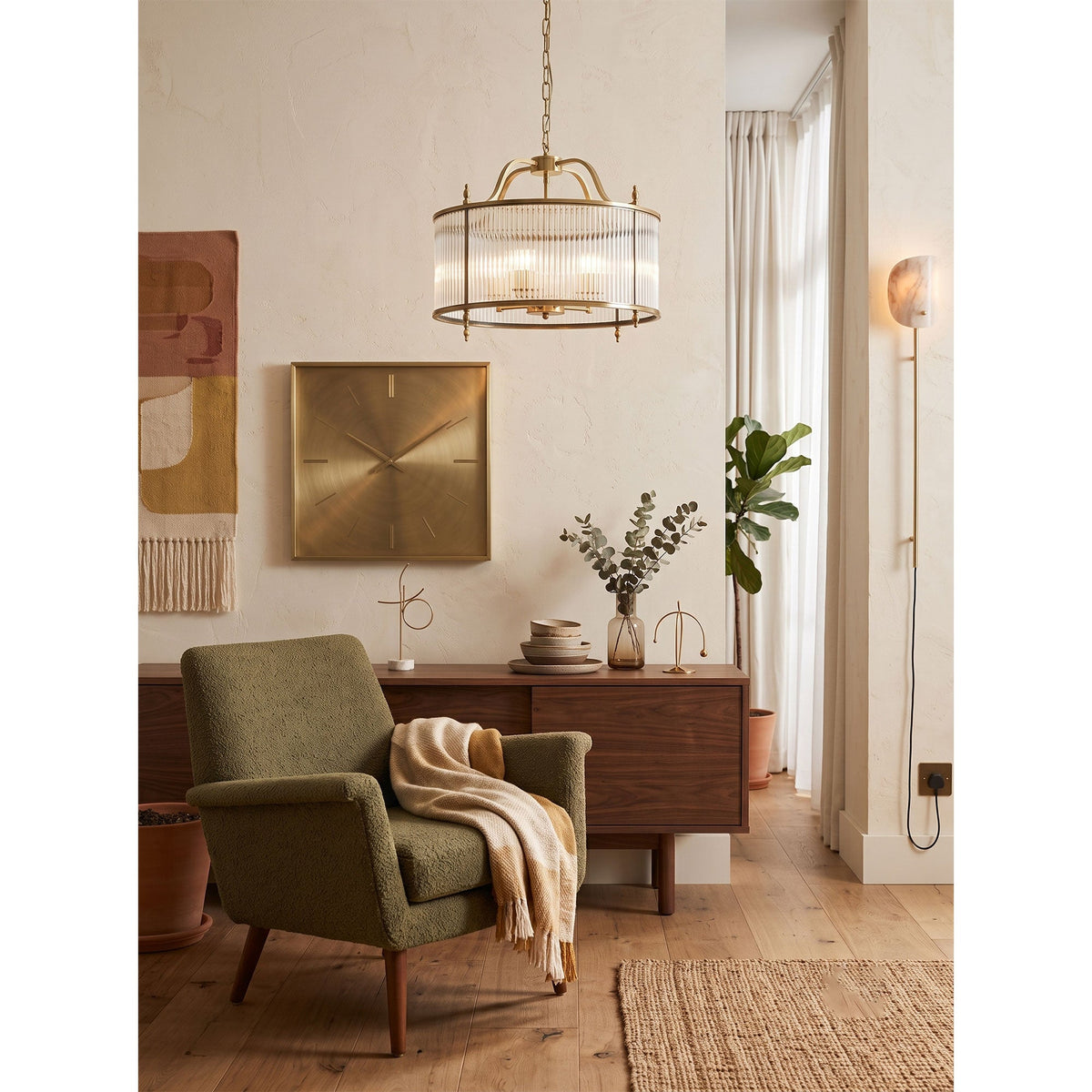 Lambeth Glass Chandelier