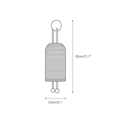 Zelaeora Modern Minimalist Glass Lantern Sconce Wall Lamp