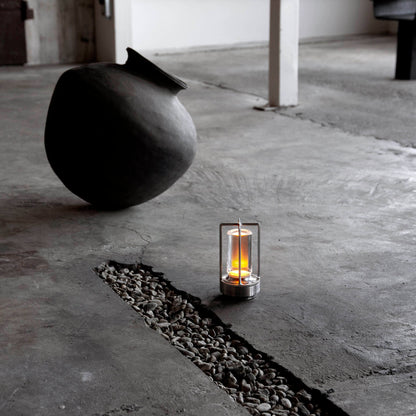 Lantern Cordless Crystal Table Lamp  (built-in battery)