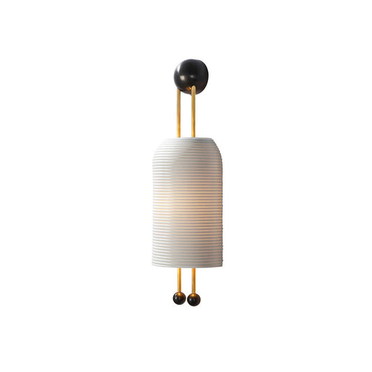 Zelaeora Modern Minimalist Glass Lantern Sconce Wall Lamp