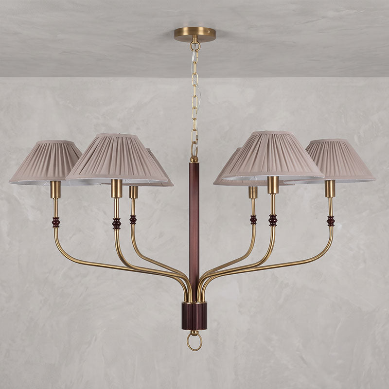 Laurent Pleated Chandelier