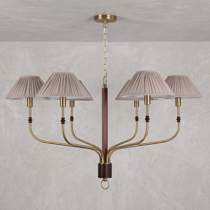 Laurent Pleated Chandelier