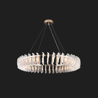 Leaf Glass Chandelier