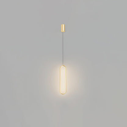 Long Oval LED Pendant Lamp
