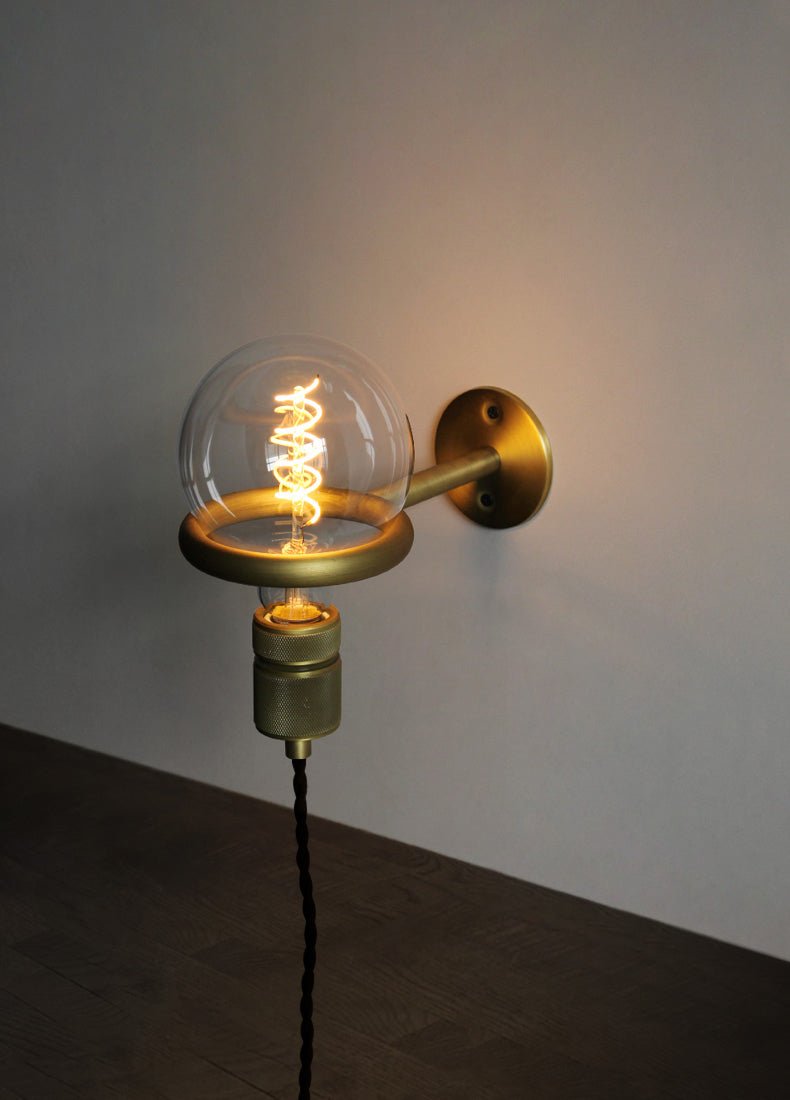 Loop Minimalist Wall Light With Wall Socket
