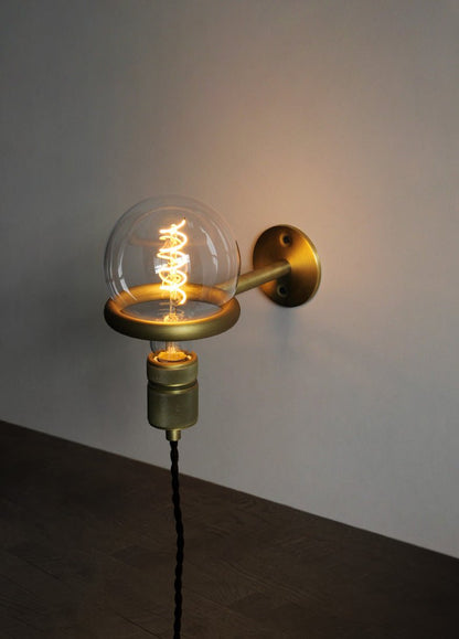 Loop Minimalist Wall Light With Wall Socket