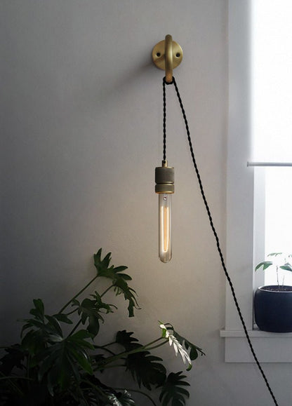 Loop Minimalist Wall Light With Wall Socket