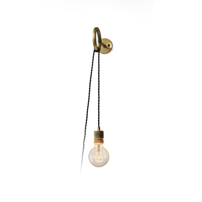 Loop Minimalist Wall Light With Wall Socket