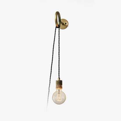 Loop Minimalist Wall Light With Wall Socket