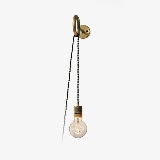 Loop Minimalist Wall Light With Wall Socket