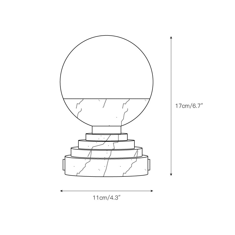 Lunar Marble Table Lamp