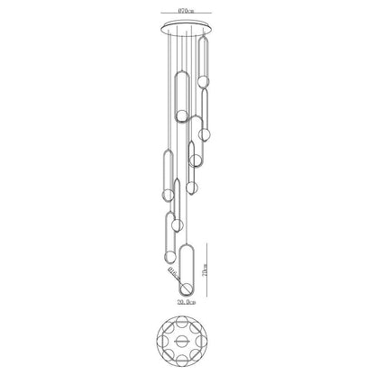 Mila Combination Chandelier