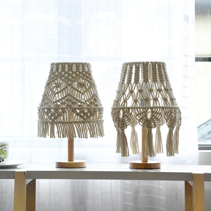 Macrame Table Lamp