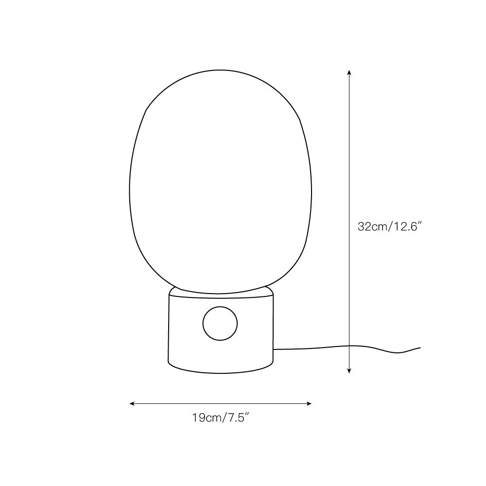Marble Audio Table Lamp