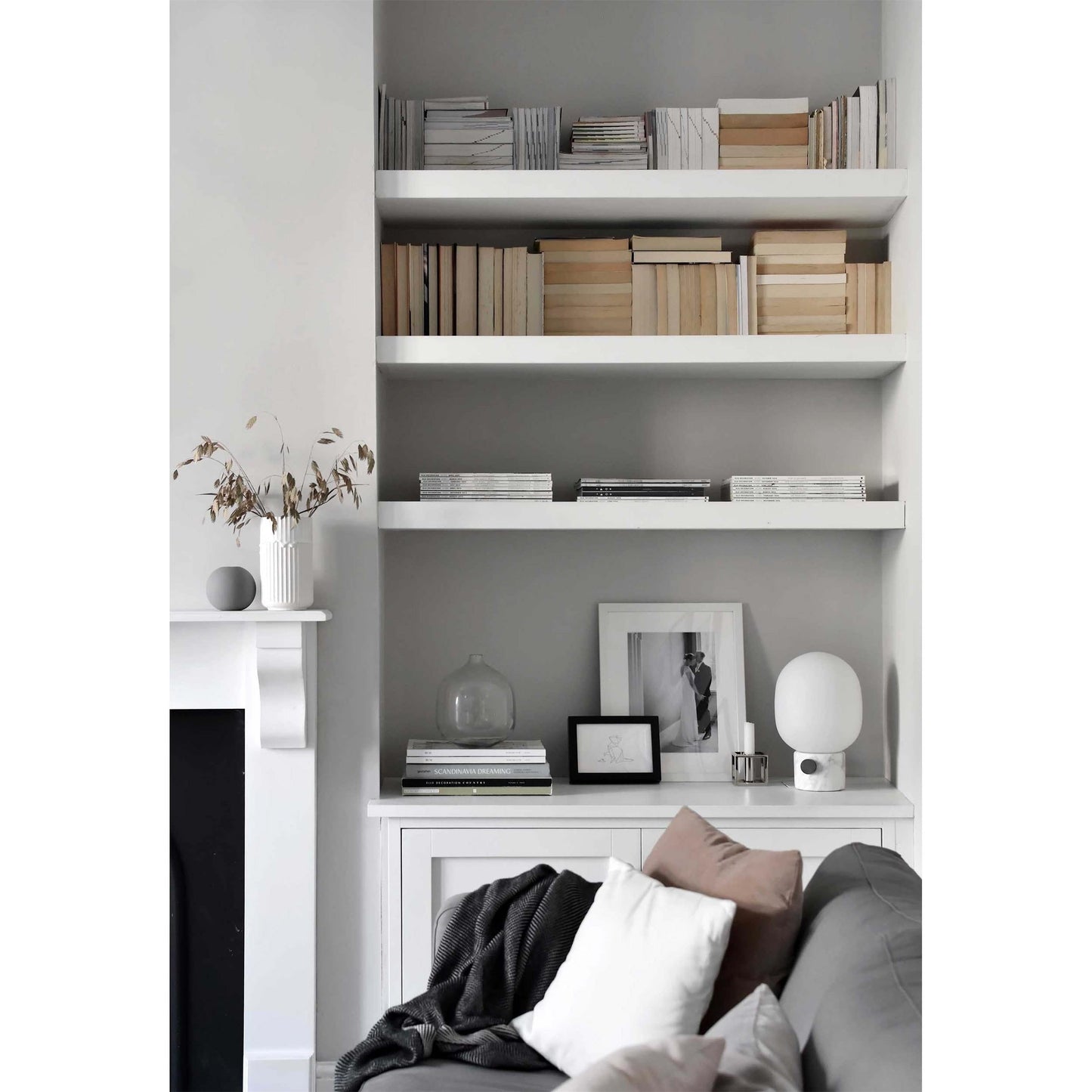 Marble Audio Table Lamp