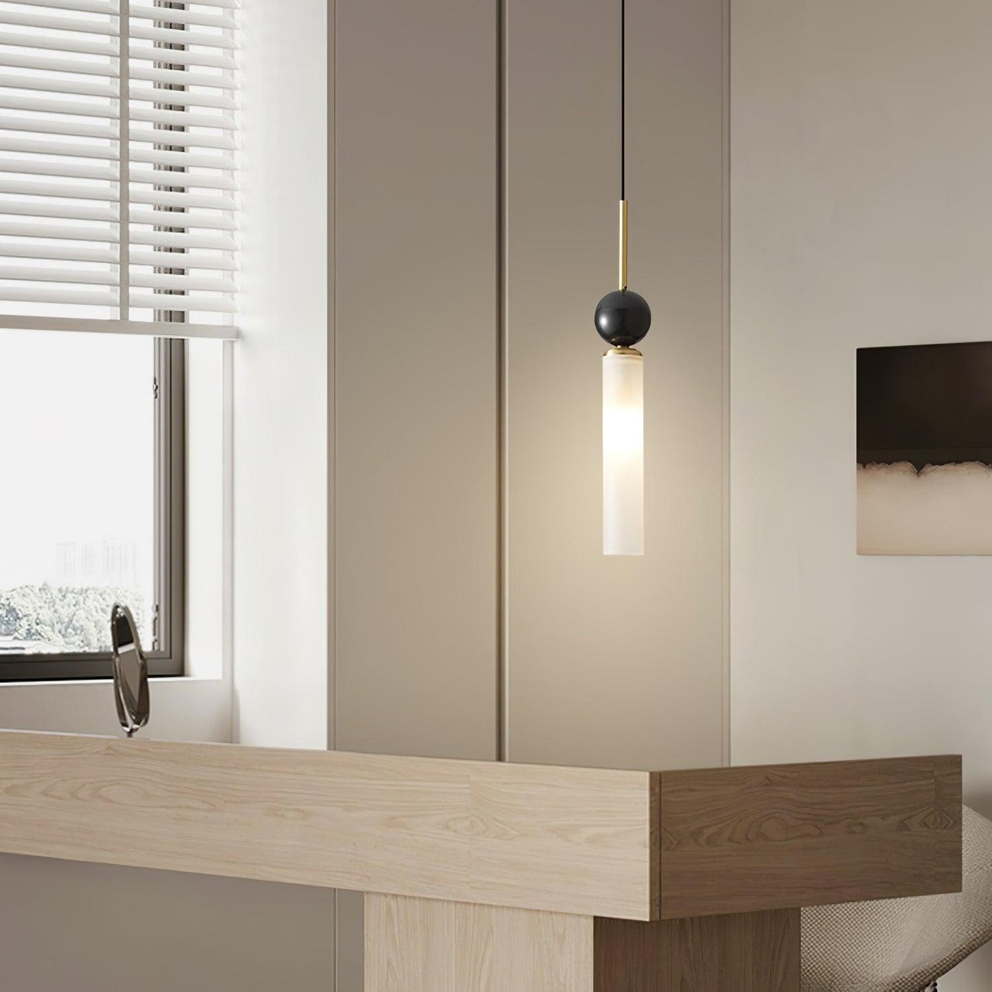 Marble Vertical Pendant Lamp
