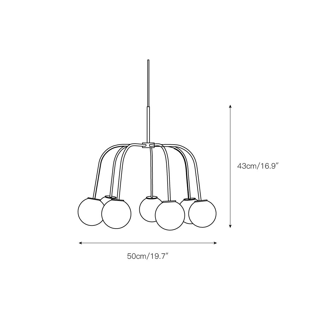 Modern Octopus Chandelier