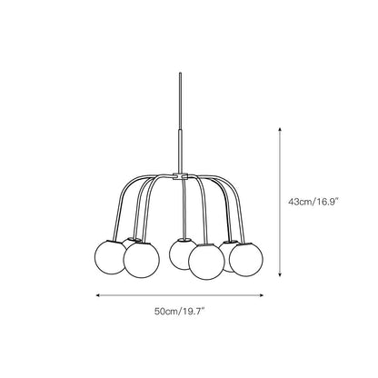 Modern Octopus Chandelier