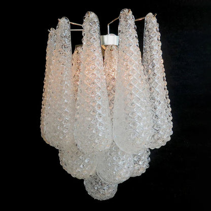 Murano Petals White Wall Light