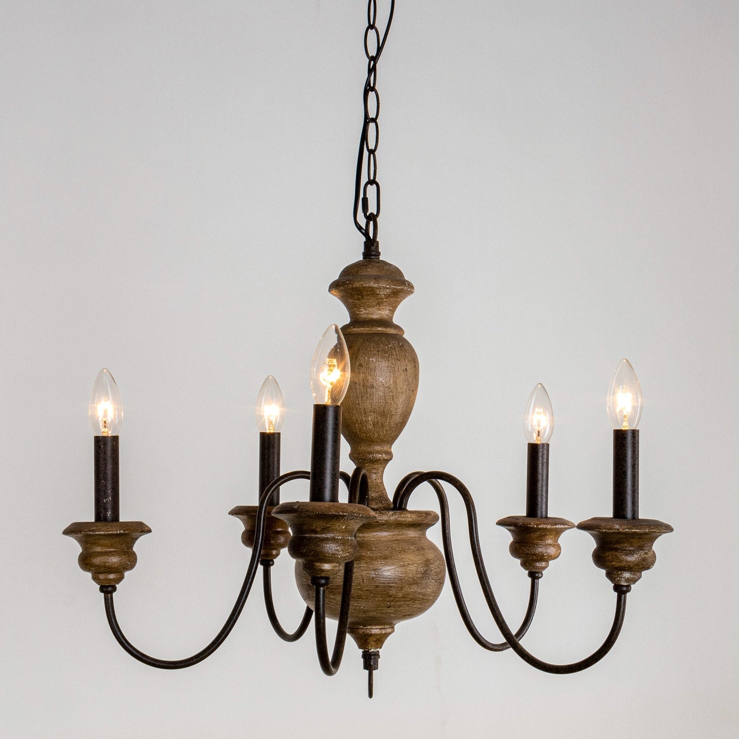 Neddy Wood Chandelier