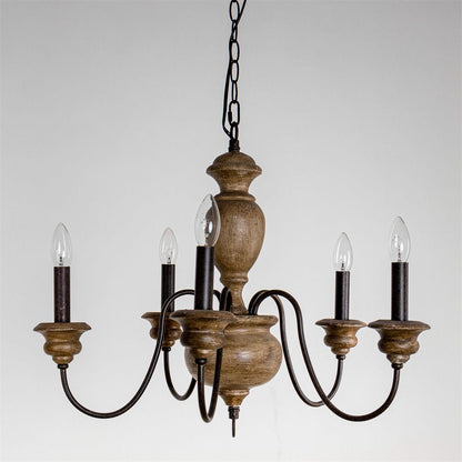 Neddy Wood Chandelier