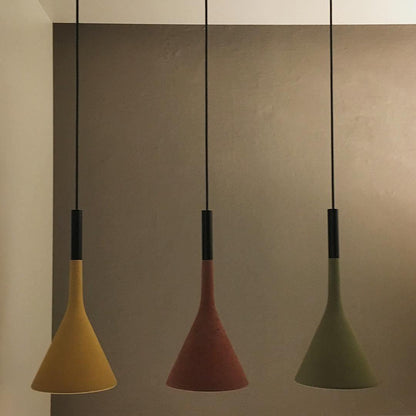 Conical Concrete Pendant Light